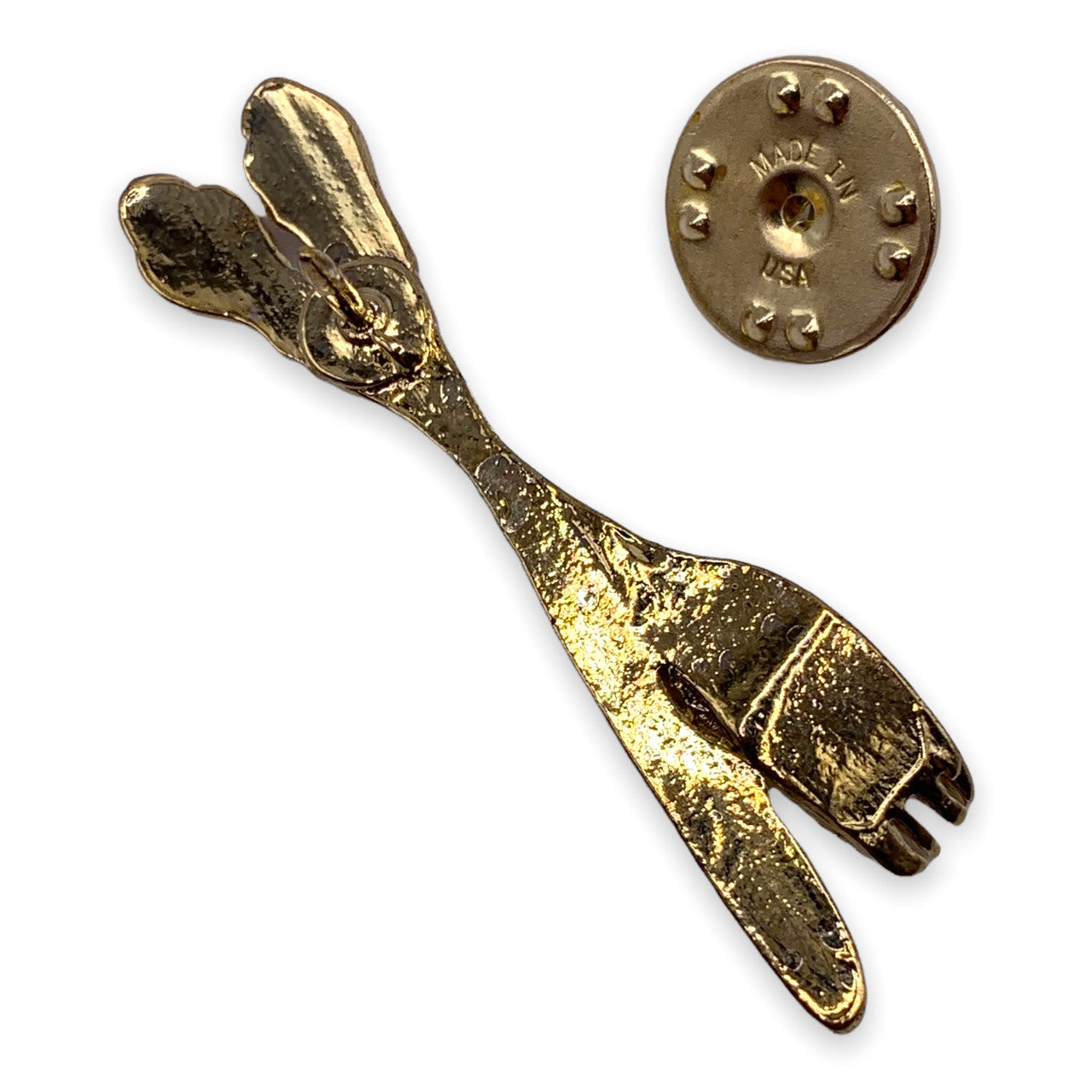 E18 - Fork & Knife Lapel Pin