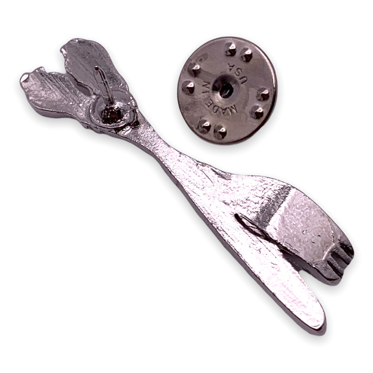 E18 - Fork & Knife Lapel Pin