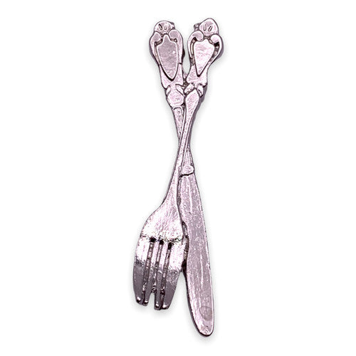 E18 - Fork & Knife Lapel Pin