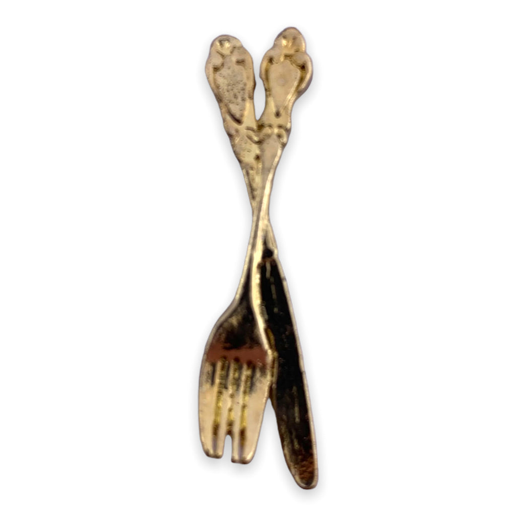 E18 - Fork & Knife Lapel Pin