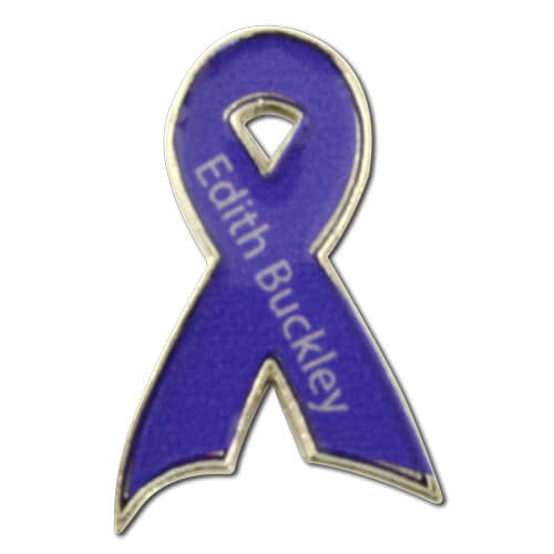 Custom Awareness Ribbon Lapel Pins: Custom Ribbon Lapel Pin