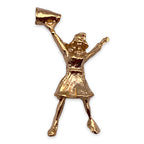 Cheerleader Lapel Pin