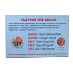 Front of the card - with the pin in place