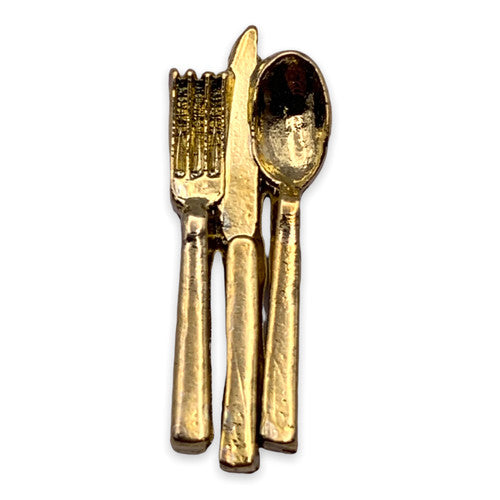 G03 Silverware Lapel Pin