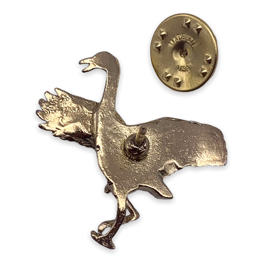 Crane Lapel Pin