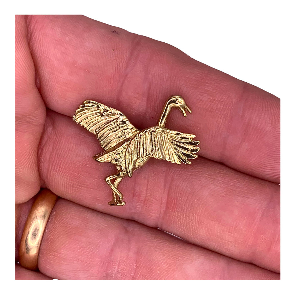 Crane Lapel Pin