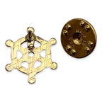 Ships Wheel Lapel Pin
