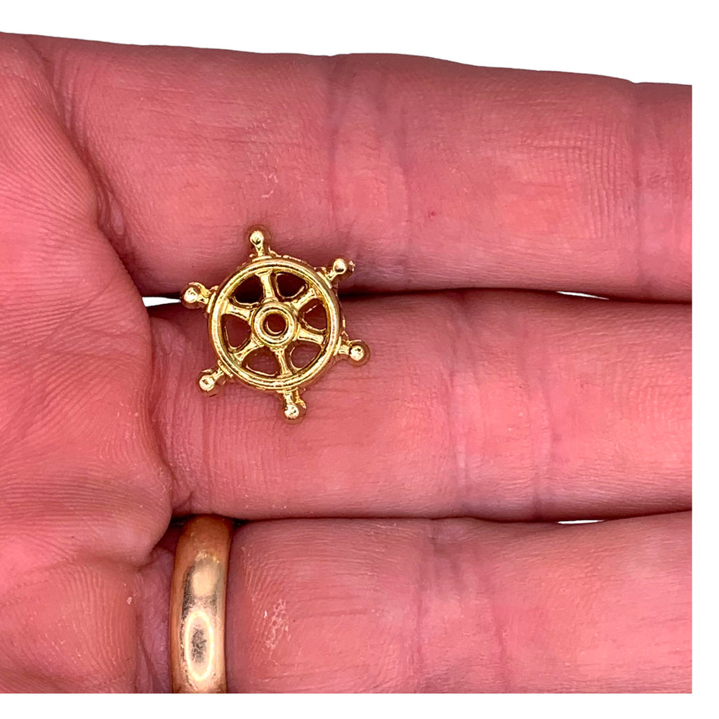 Ships Wheel Lapel Pin