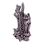 Lone Wolf In Forest