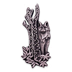 Lone Wolf In Forest