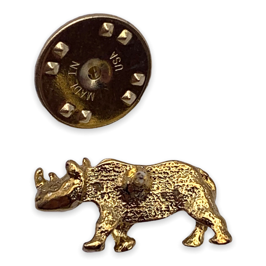 H15 Rhino Lapel Pin