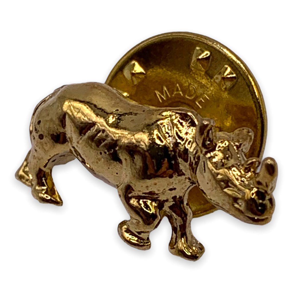 H15 Rhino Lapel Pin
