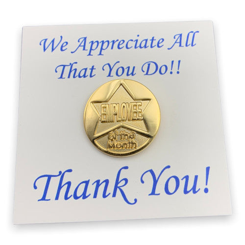 Employee of the Month Lapel Pin