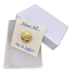 Safety First Lapel Pin