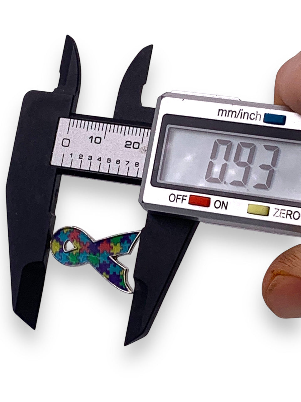 Autism Puzzle Ribbon Lapel Pin