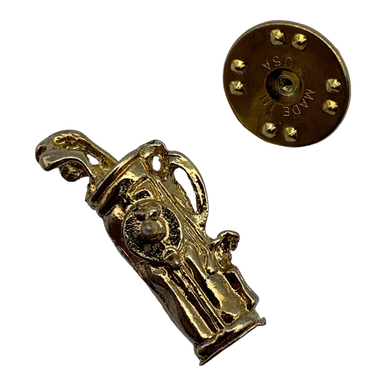 Golf Club Bag Lapel Pin