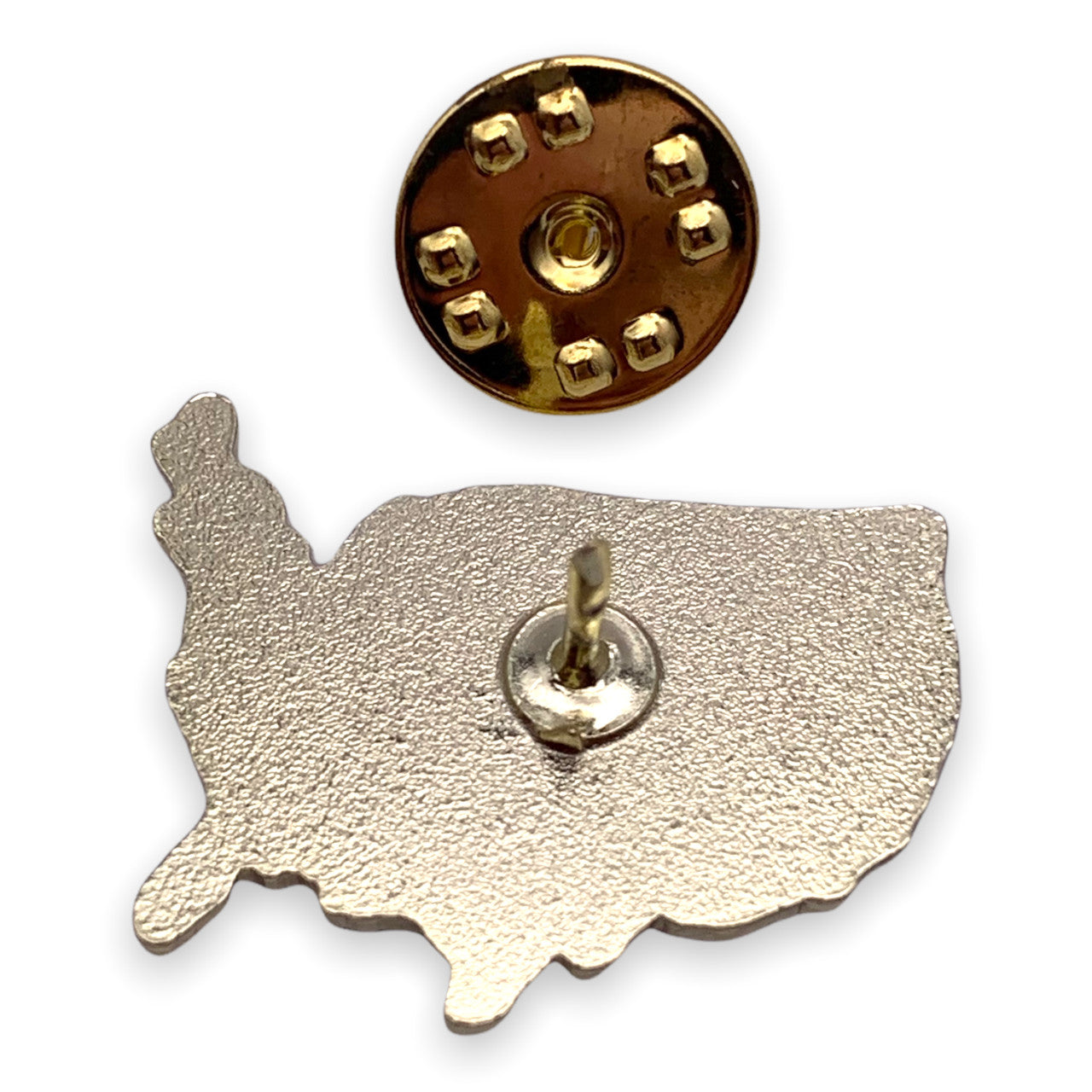 United States Map Flag Lapel Pin