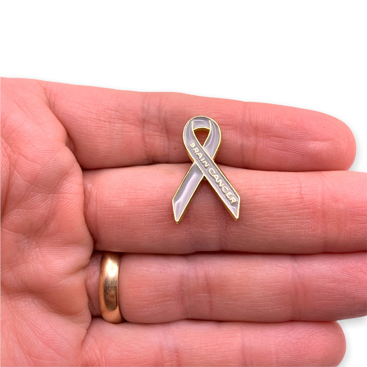 Brain Cancer Ribbon Lapel Pin