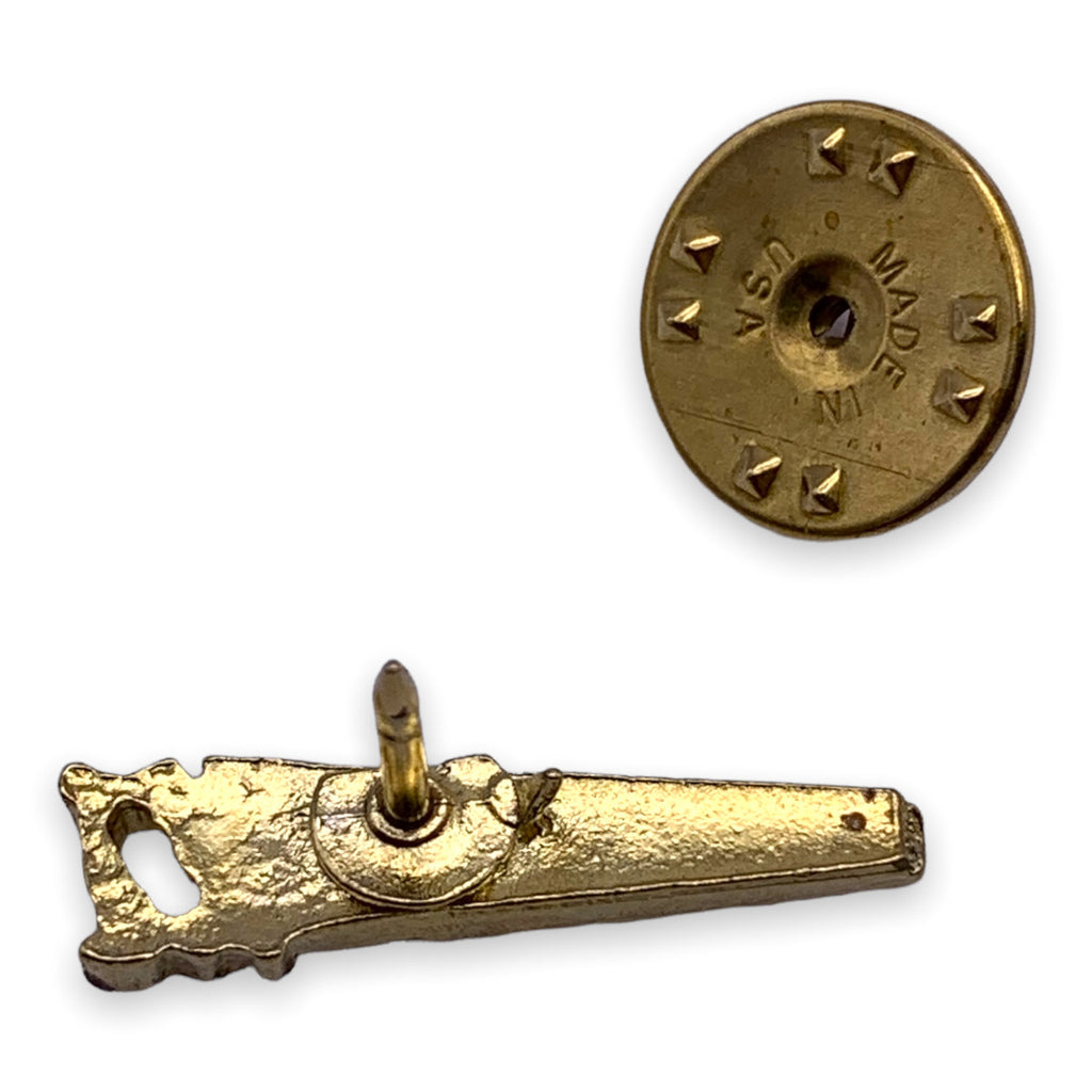 Hand Saw Lapel Pin