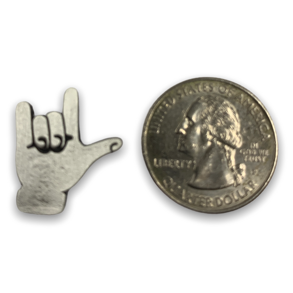 I Love You Sign Language Lapel Pin