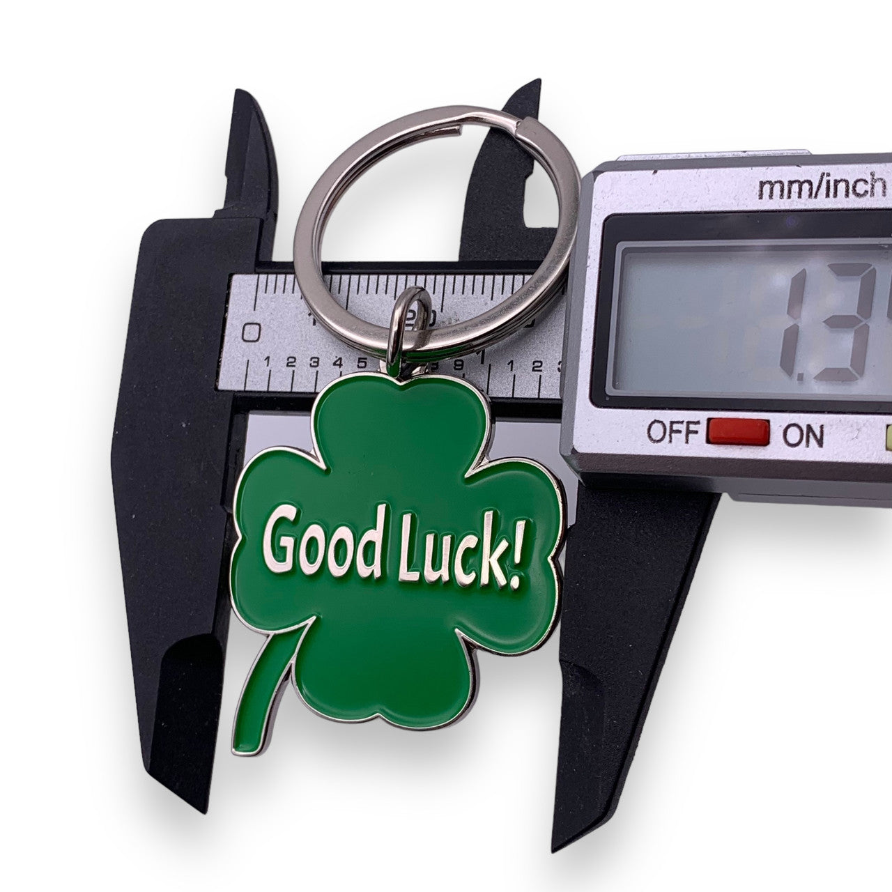 Good Luck Four Leaf Clover Keychain