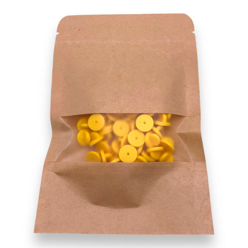 Rubber Pin Backs  - 100 pack