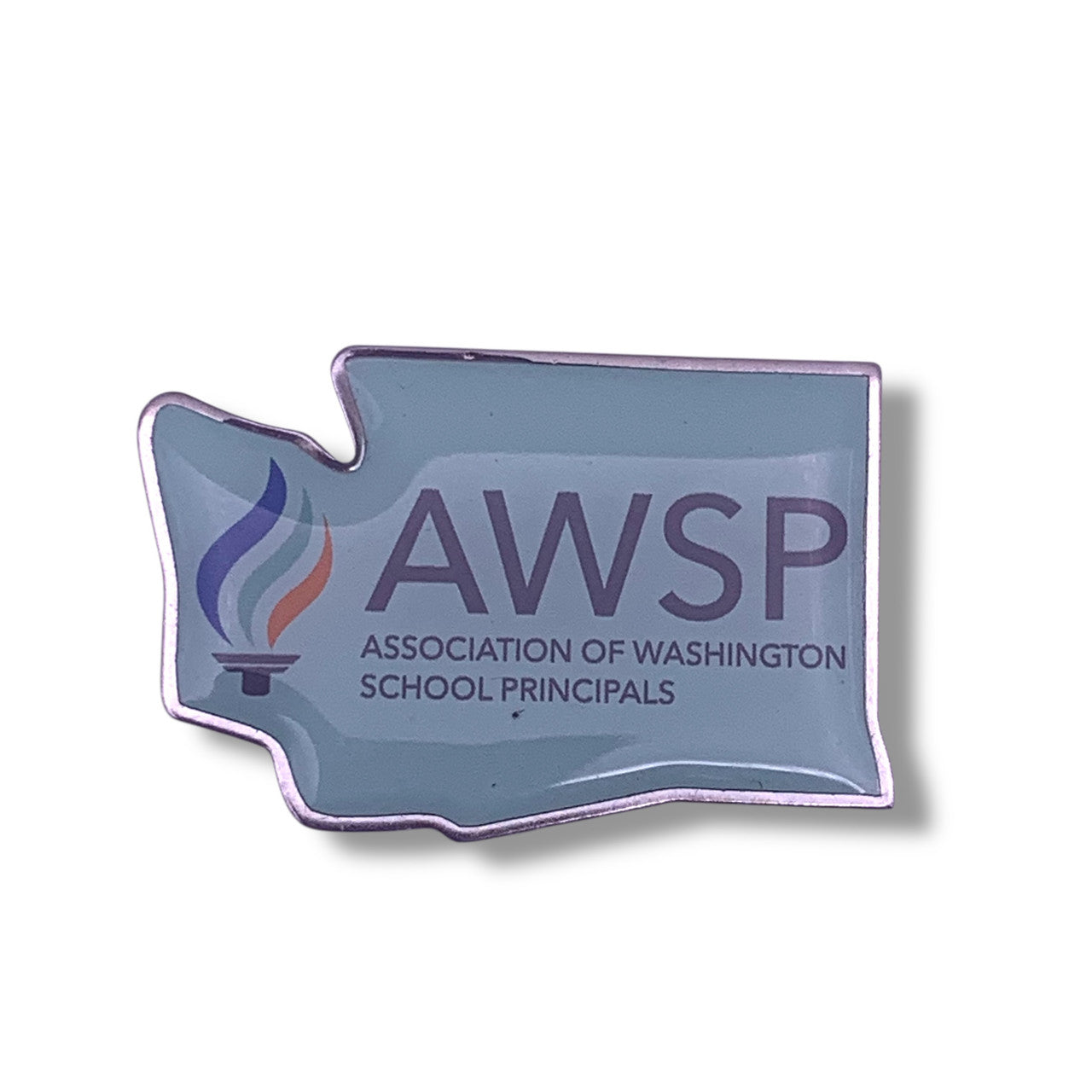 State of Wa - shown on stainless steel