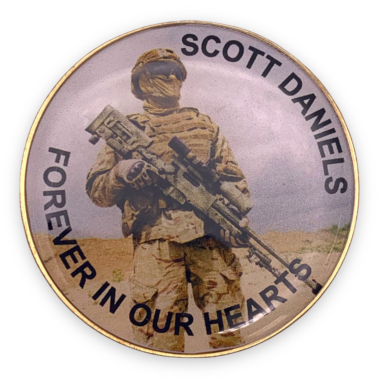 Custom Solid Brass Challenge Coin Made in USA