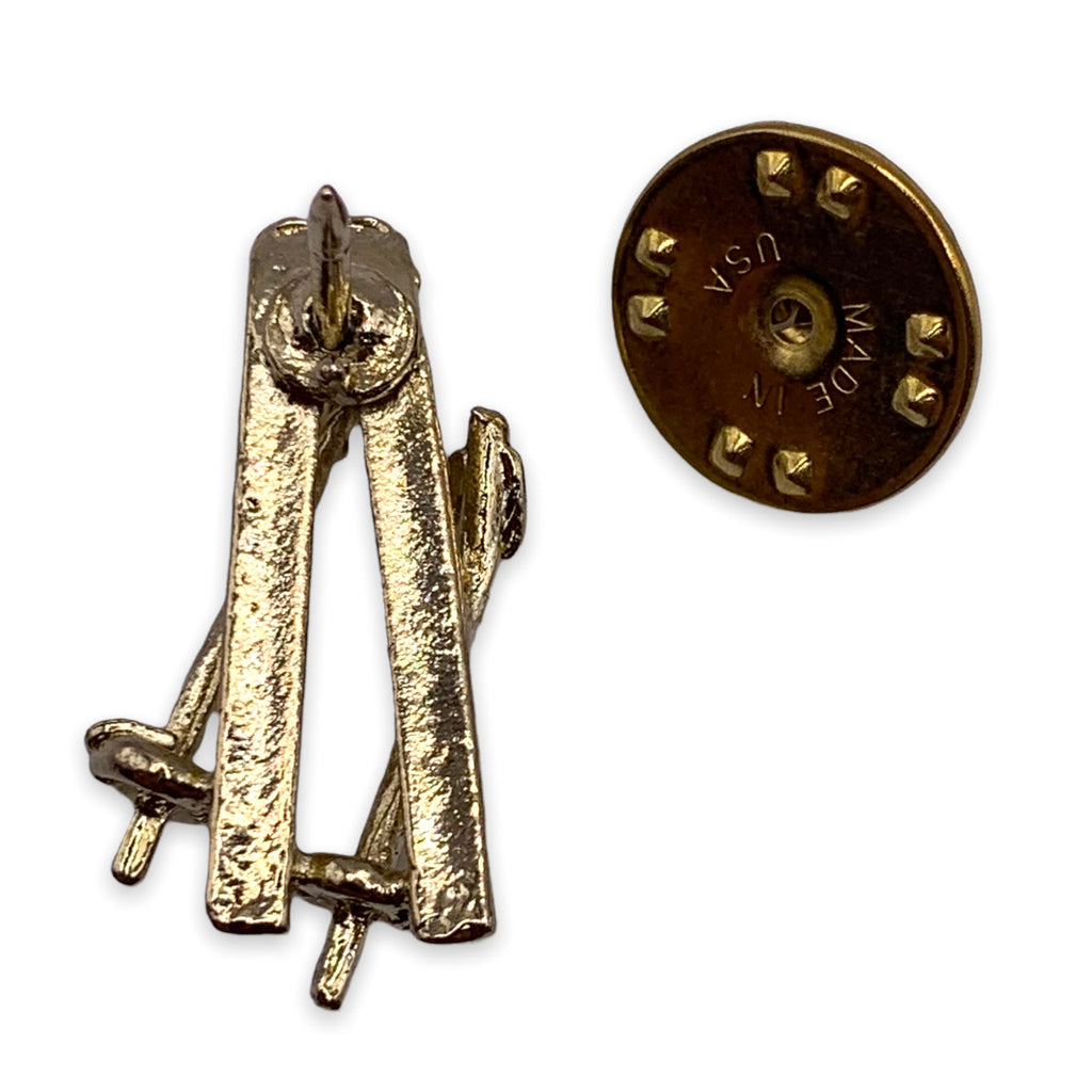 Skis Lapel Pin