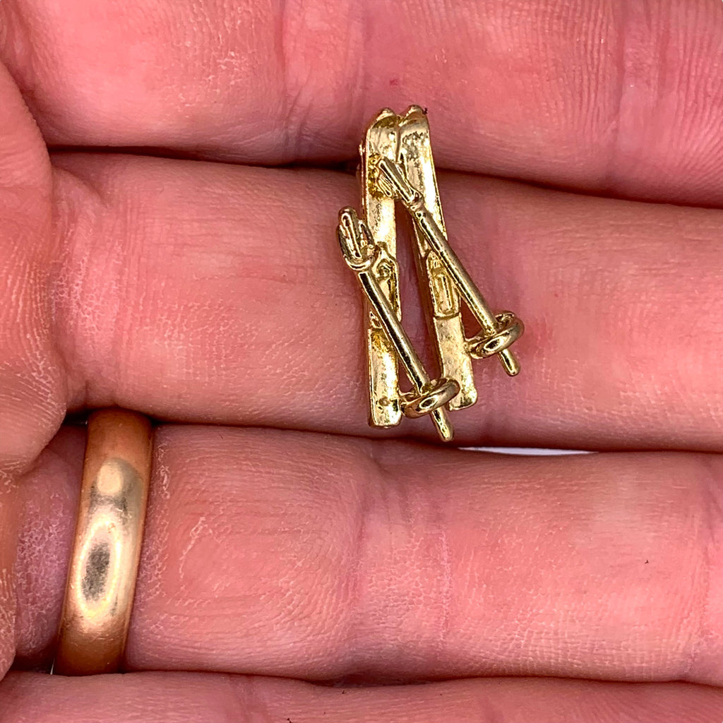 Skis Lapel Pin