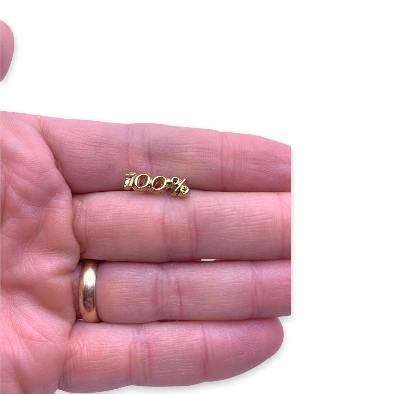 100 percent Lapel Pin
