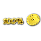 100 percent Lapel Pin