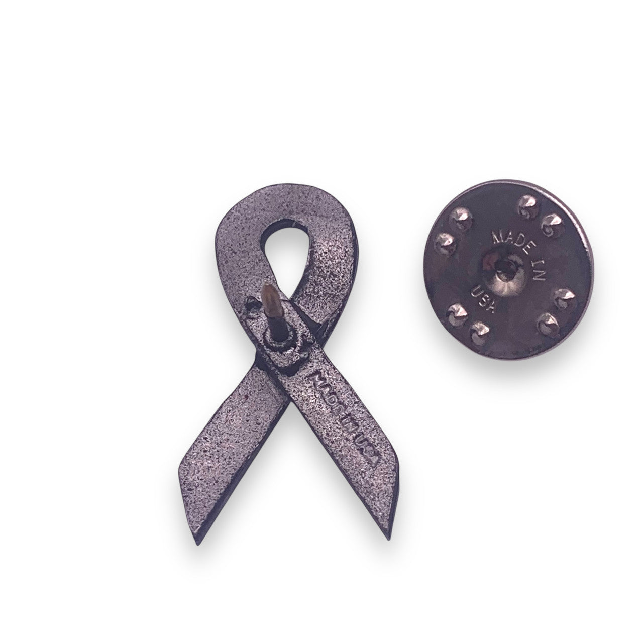Black Awareness Ribbon Pin
