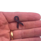 Black Awareness Ribbon Pin