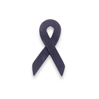 Black Awareness Ribbon Pin