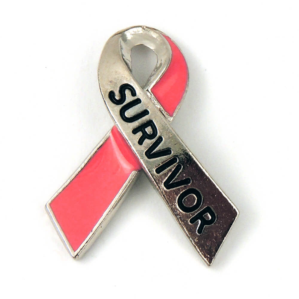 You get one Breast cancer survivor pin to wear with pride to show the world that you can beat this!