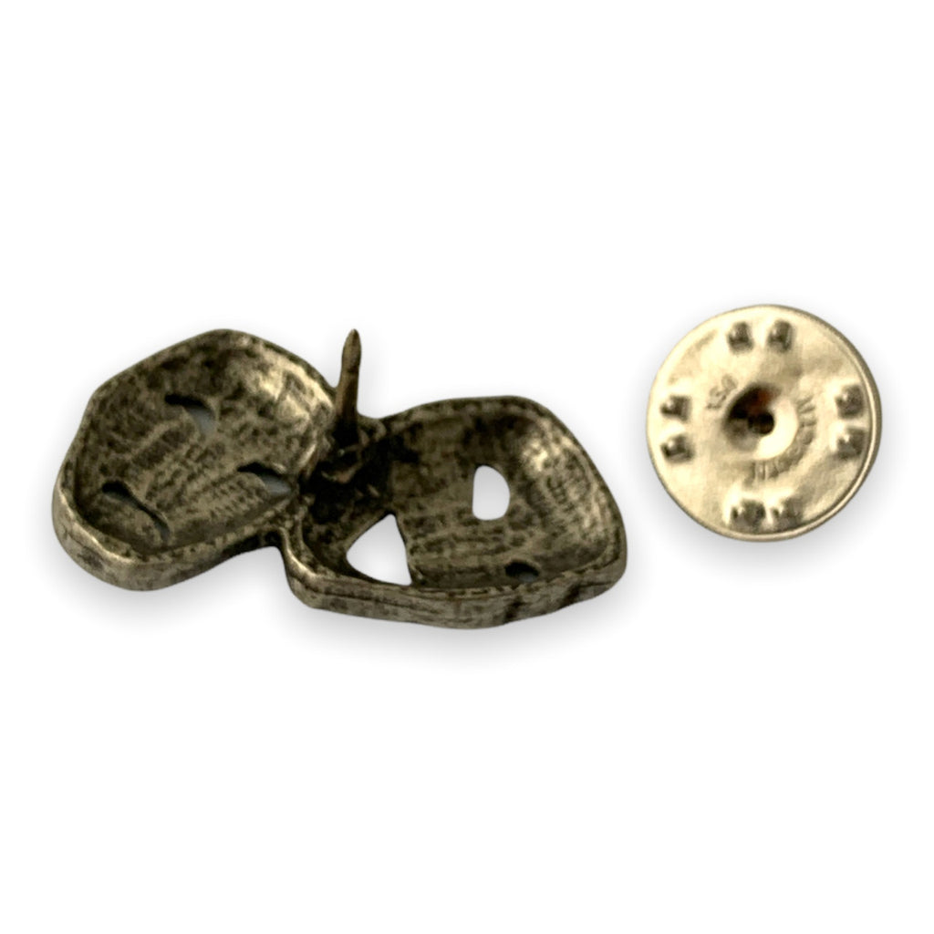 Comedy Tragedy Theater Mask Lapel Pin