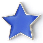J34 - Colored Star Shaped Lapel Pin