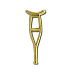 K16 Crutch Lapel Pin