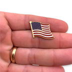 K24 US Flag Die Struck Lapel Pin