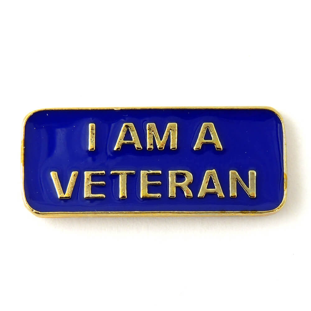 Gold tone with blue enamel