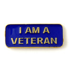 Gold tone with blue enamel