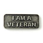 I Am A Veteran Patriotic Lapel Pin