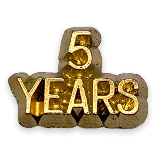 5 Years Lapel Pin