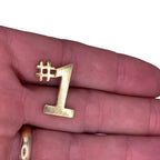No 1 style 2 Lapel Pin