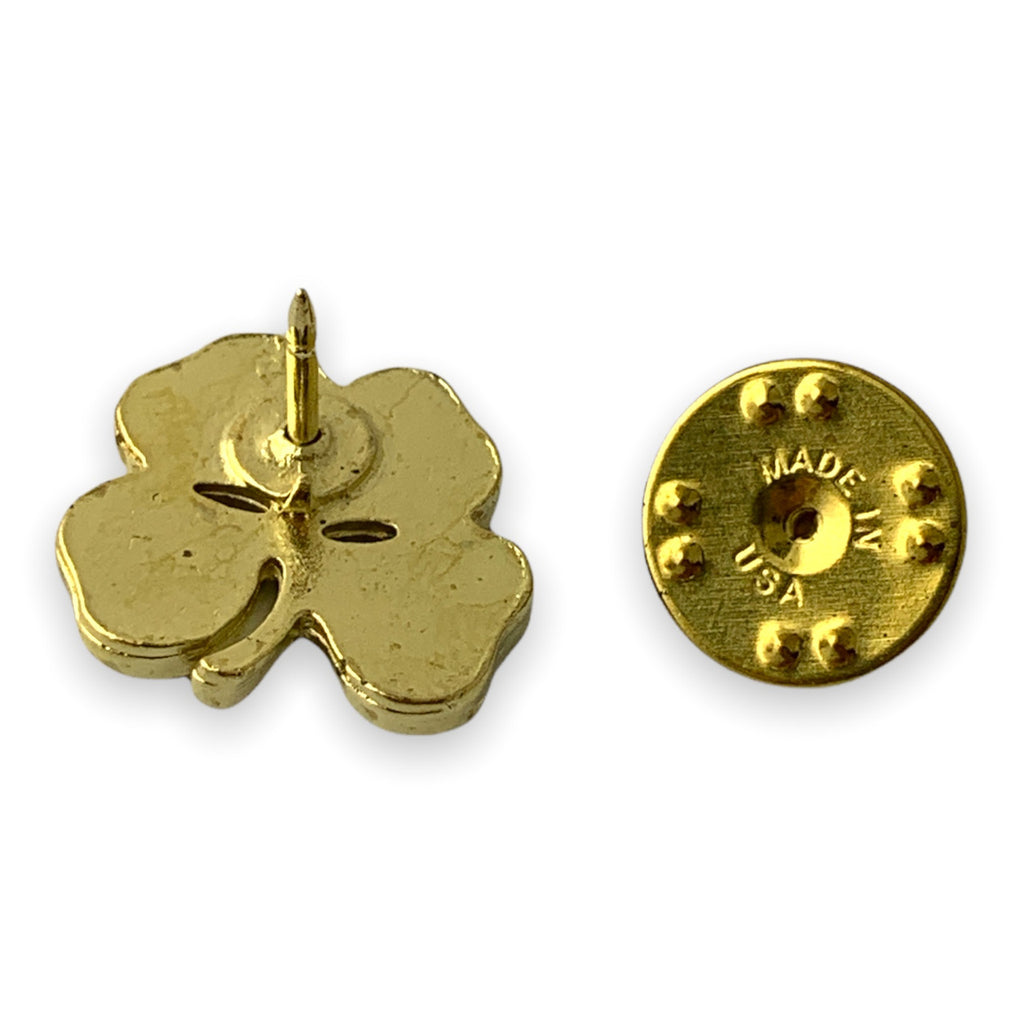 L10 - 4 Leaf Clover Lapel Pin