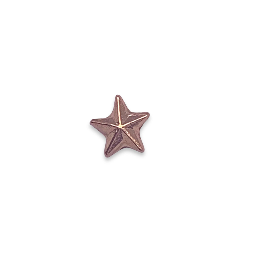 Tiny Beveled Star lapel Pin