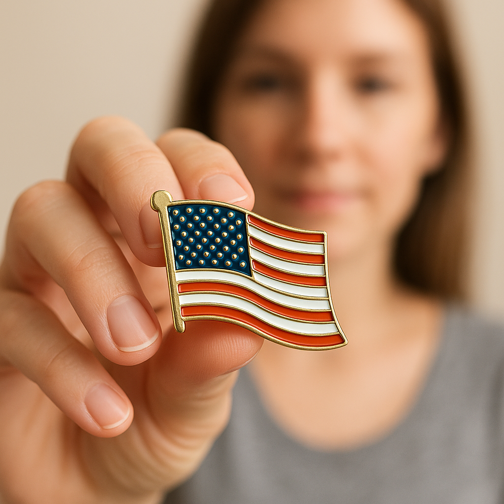American Flag Pins - Made in USA