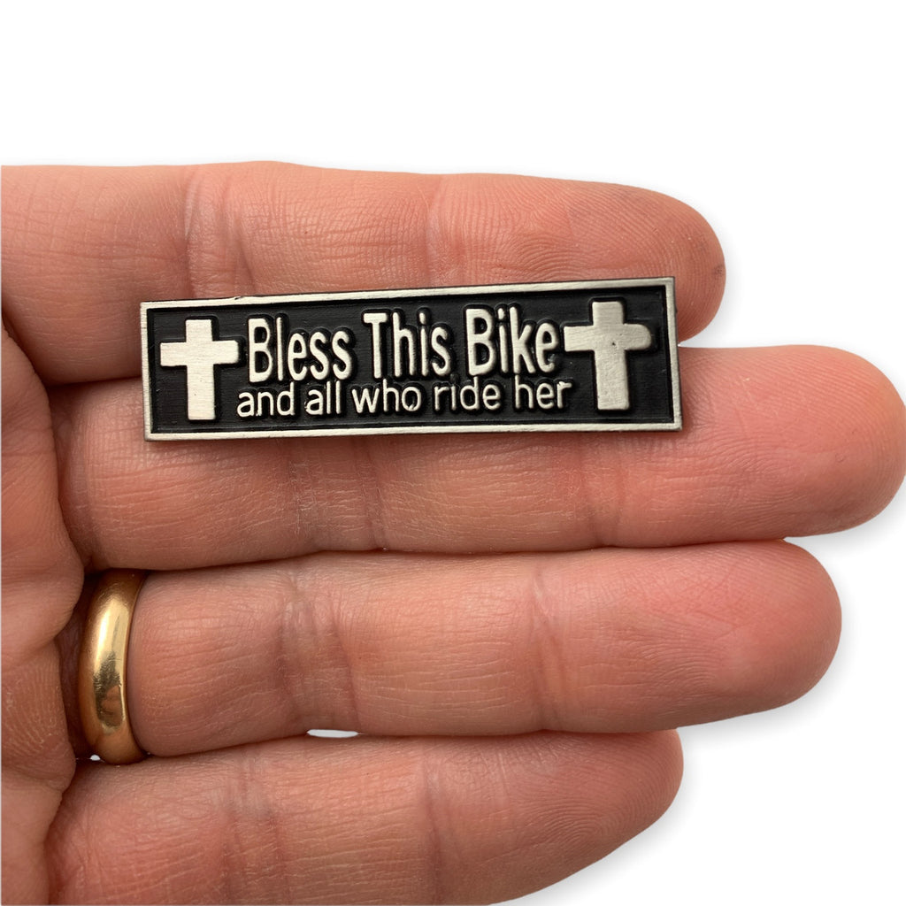 Bless This Bike Pin