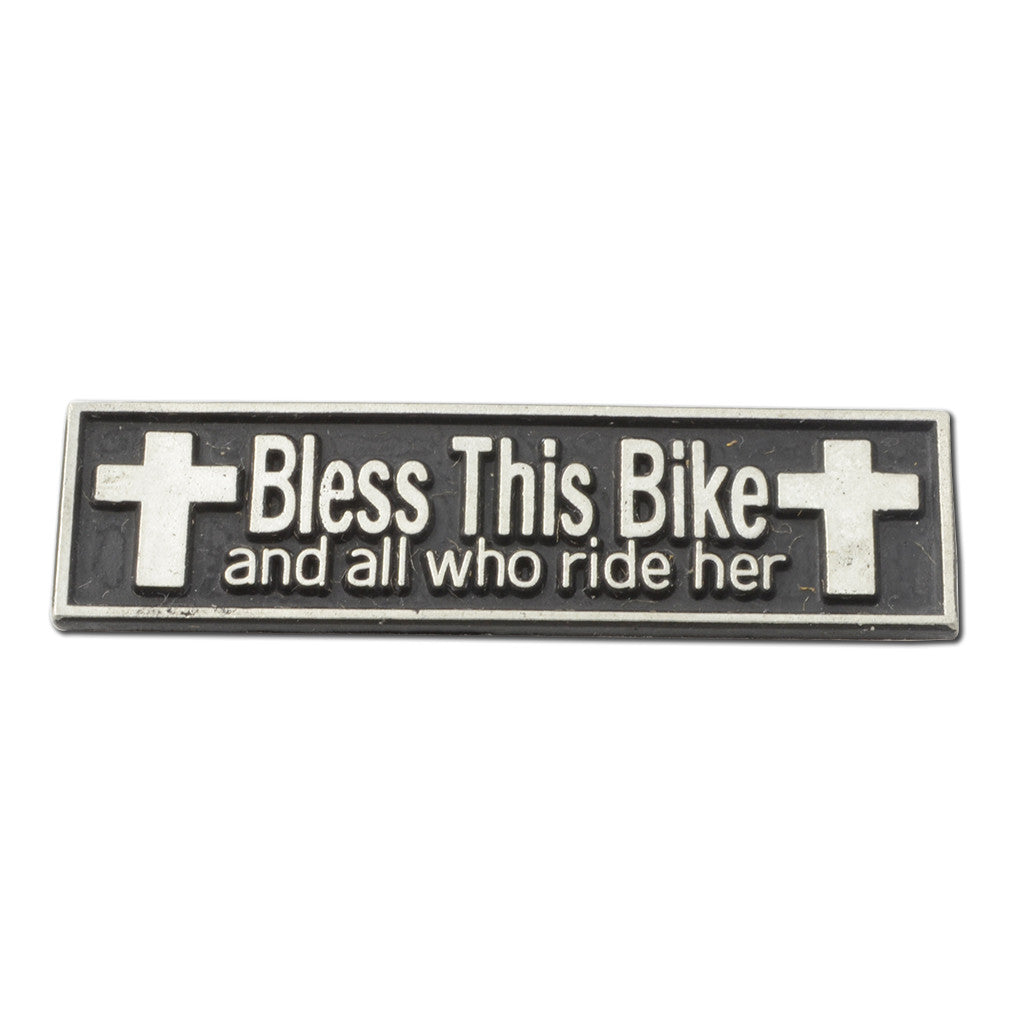 Bless This Bike Pin